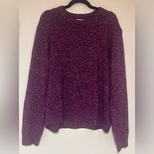 Urban Outfitters Women’s Purple Knitted Freckled Sweater Size Large